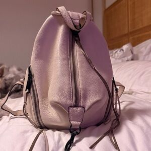 Rebecca Minkoff  Cream Leather Backpack